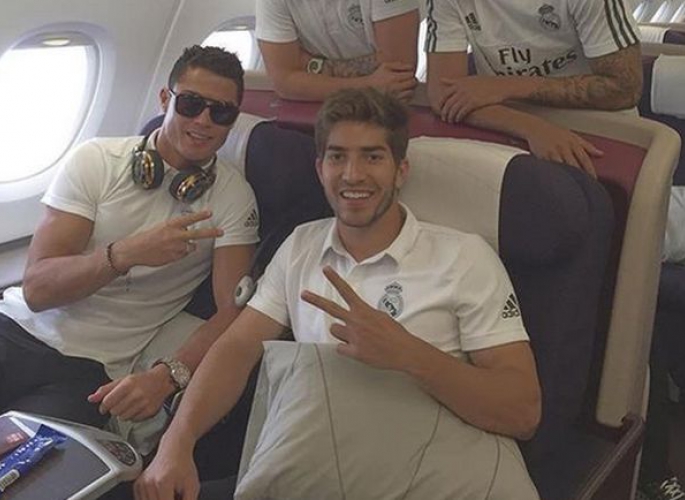 Cristiano Ronaldo és Lucas Silva